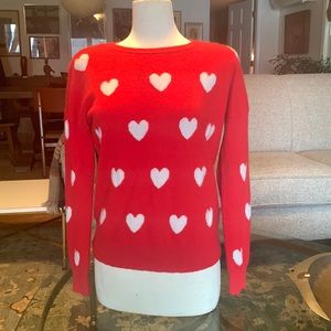 Christian Soriano Cashmere Red Heart Sweater